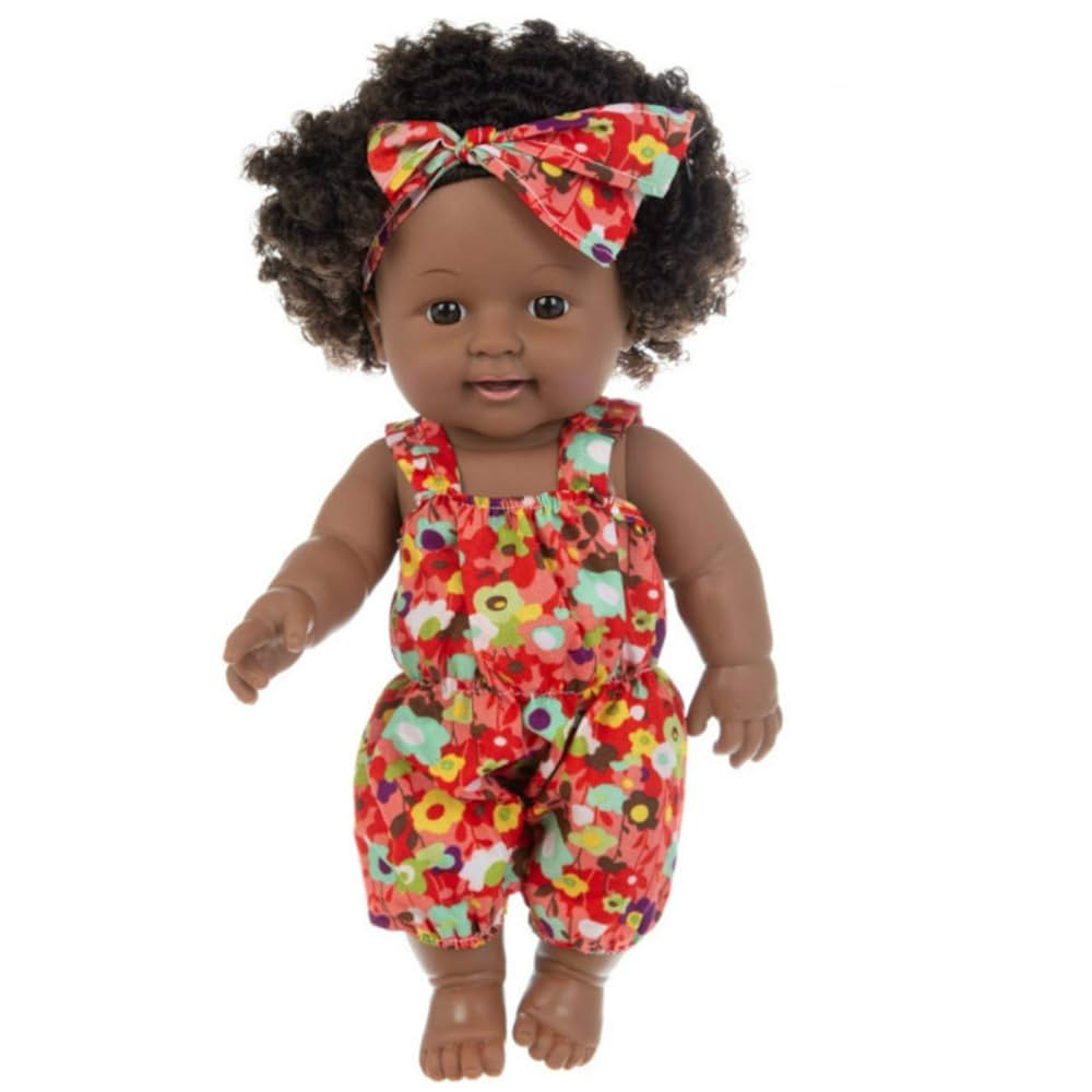 Amazon.co.jp: アフリカの黒人の人形アフリカの女の子の男の子の